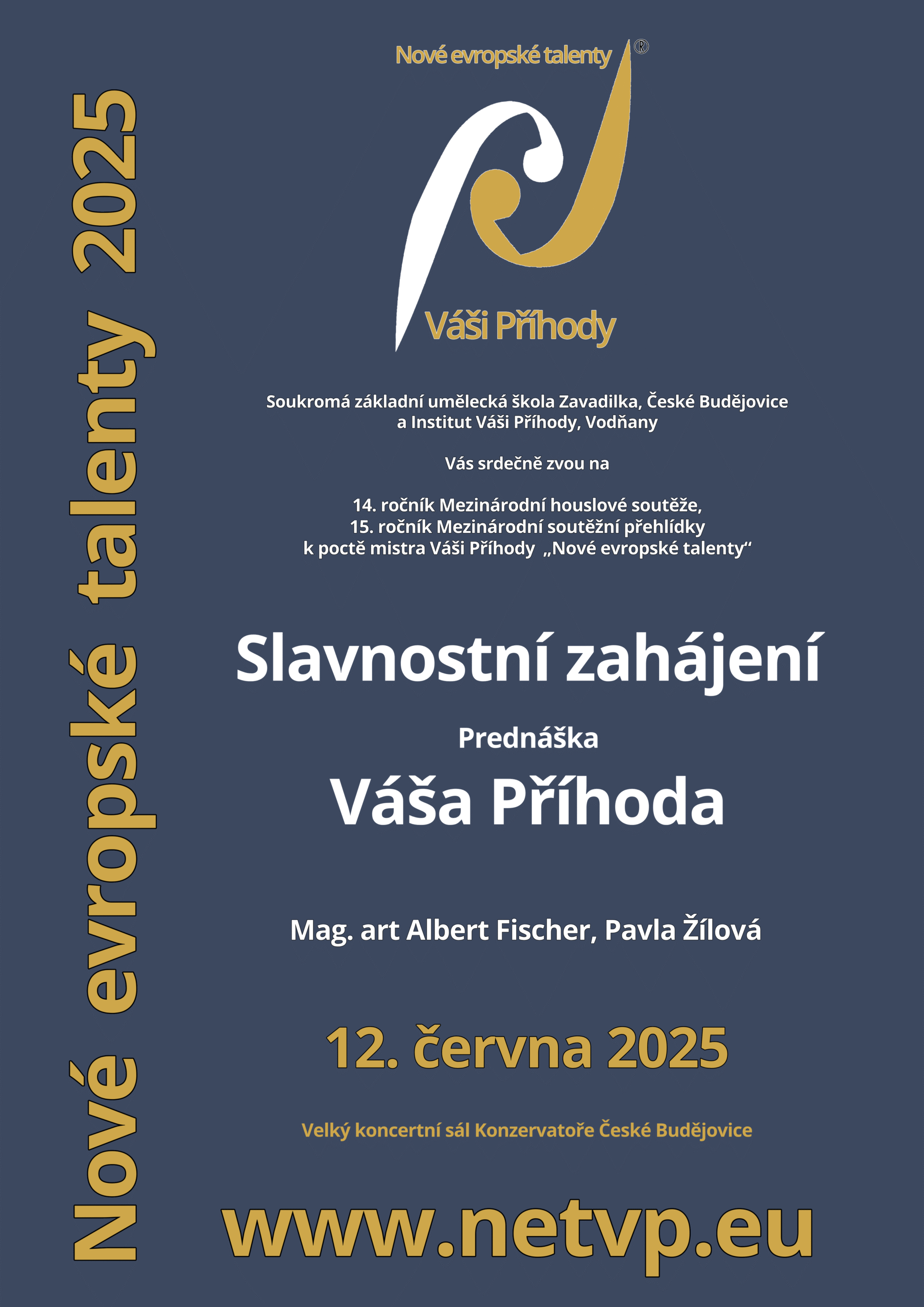 Plakat 2025 cz přednáška Pozvánka na přednášku Váša Příhoda. 12.6.2025 19:00